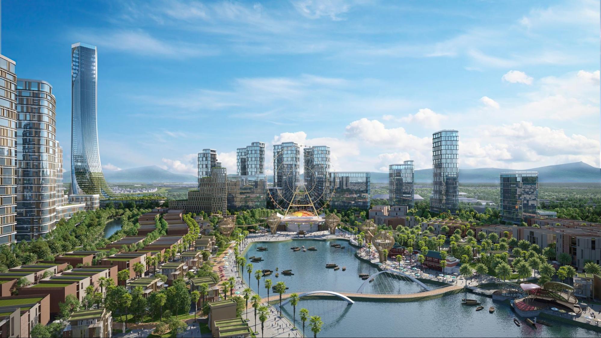 Phối cảnh minh họa “siêu” quần thể Da Nang Downtown