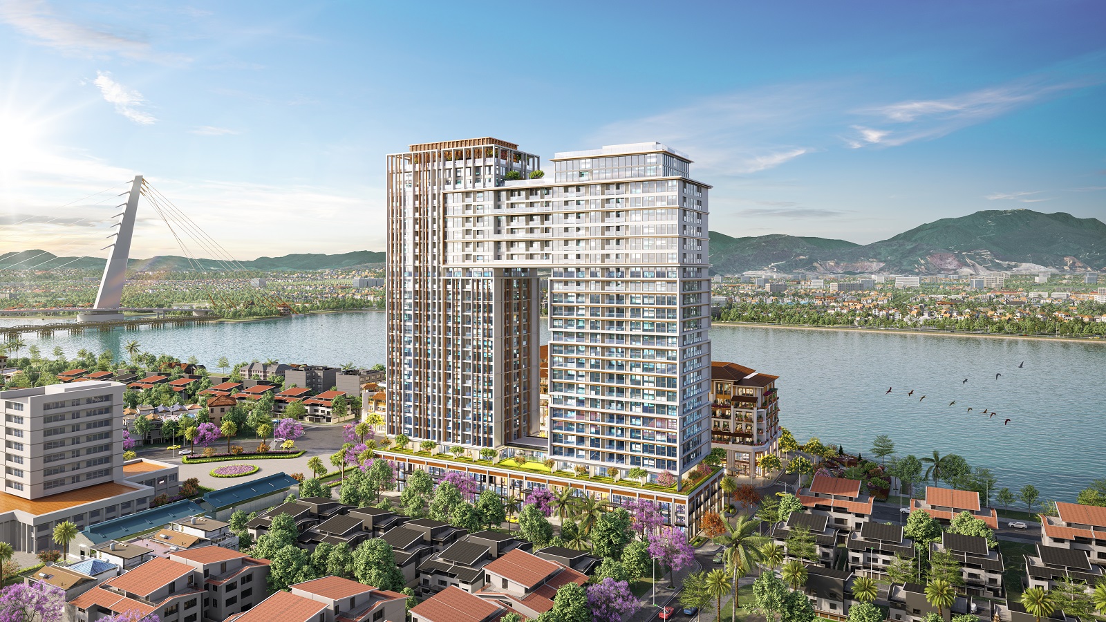Phối cảnh minh họa Sun Ponte Residence