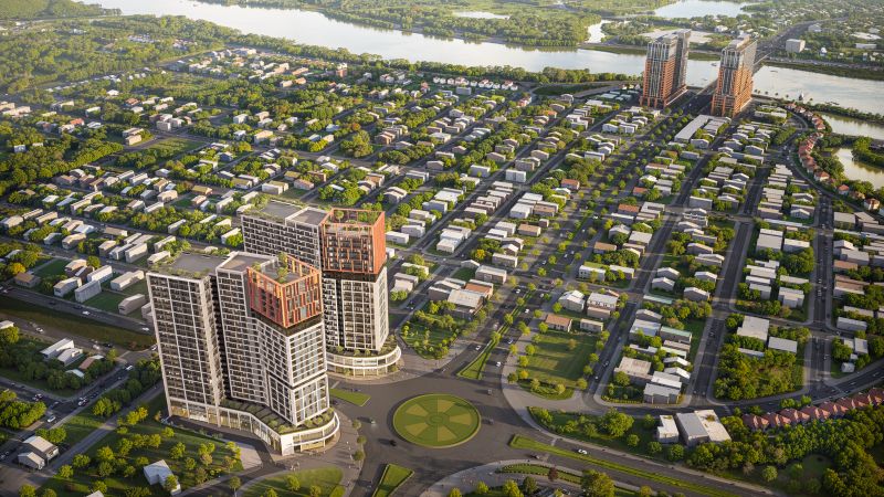 Vị trí lõi trung tâm Sun NeO City giúp cư dân thuận tiện kết nối