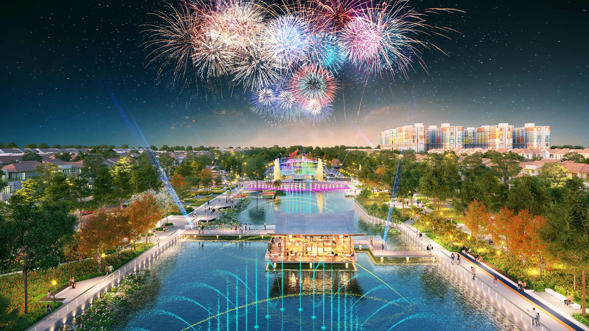 Hiếm có đô thị nào được đầu tư tới 5 đại công viên lớn