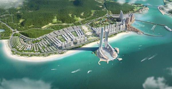 Phối cảnh đô thị ven biển phức hợp Sun Elite City